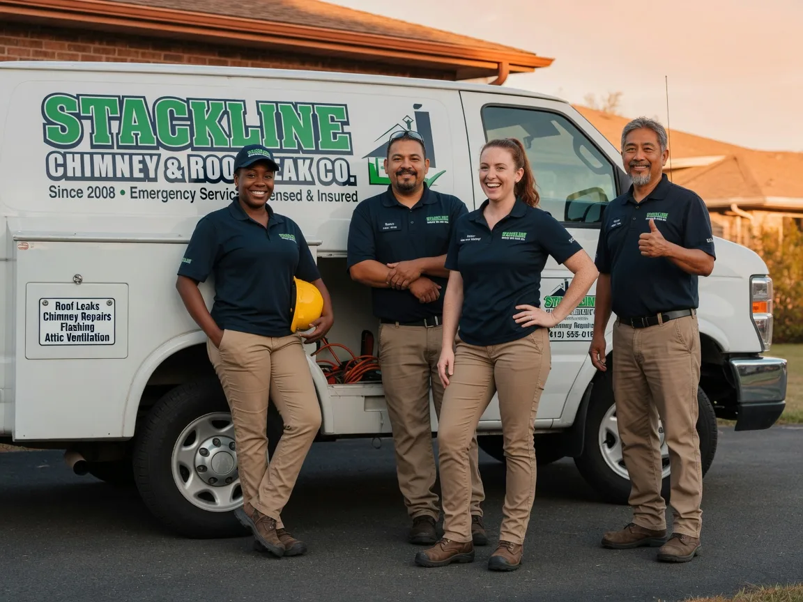 Chimney flashing repair company in Columbus, WI